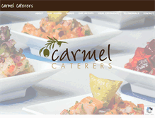 Tablet Screenshot of carmel-caterers.com